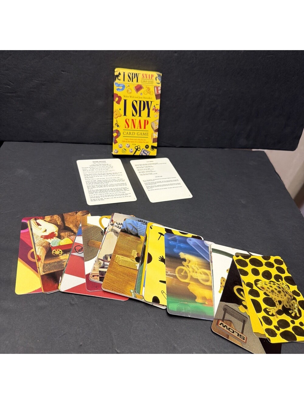 I Spy Snap Card Game 1998 - Silly Kid Game Age 5 &Up 3+ Players Fun